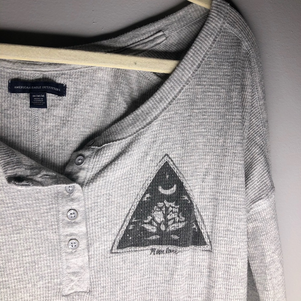 Bohemian Grey Oversized Moon Lover Thermal